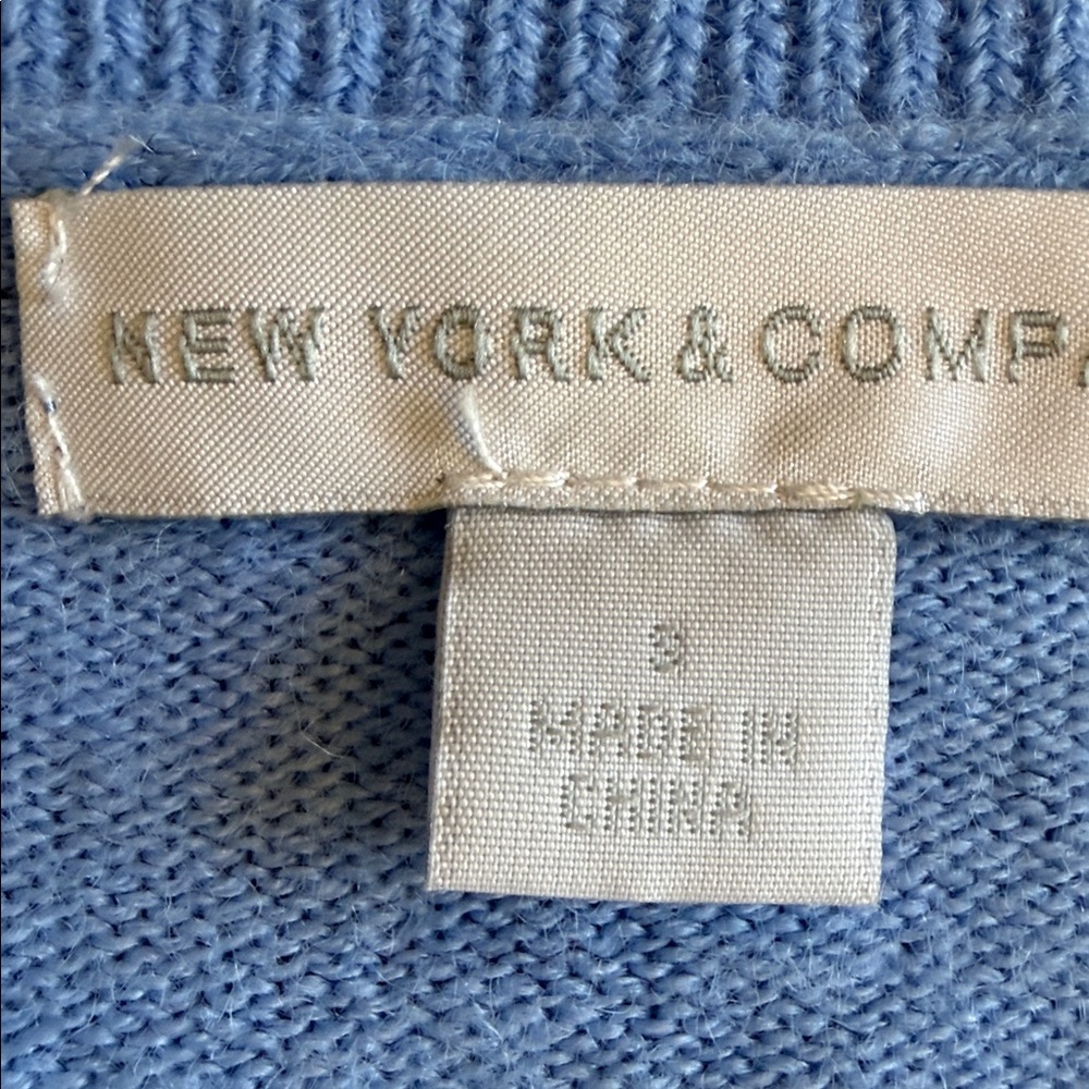 New York & Company Light Blue Cardigan - Picture 5 of 5